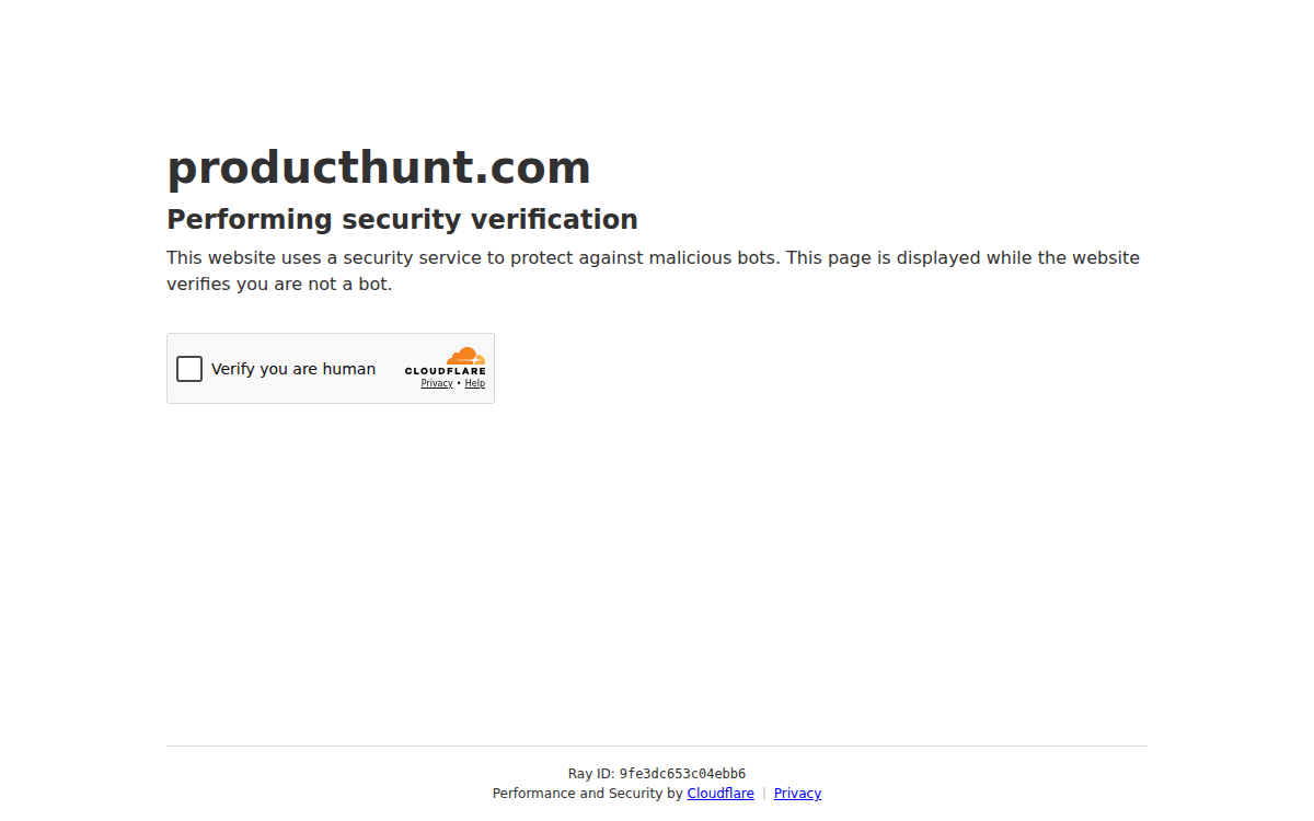 Homepage of producthunt.com
