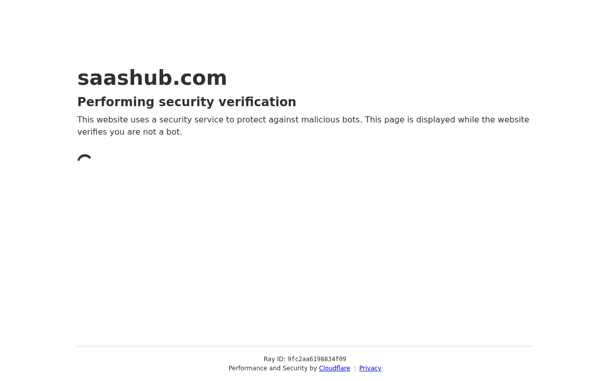 Homepage of saashub.com